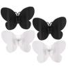 Balacoo 4pcs Butterfly Soft Silicone Cord Organizer Set Kitchen Appliance Cord Winder Adhesive Electric Holder for Tidy Storage Compatible Mixers Toasters view 1