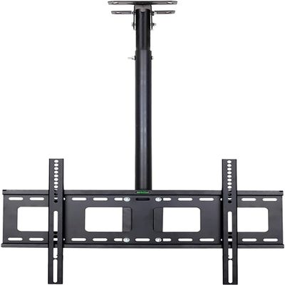 Ceiling TV Mount Bracket with Adjustable Height and 360 Rotation for 40 70 Inch Flat Panel LCD Plasma TVs Holds up to 132 lbs Black TV Stand