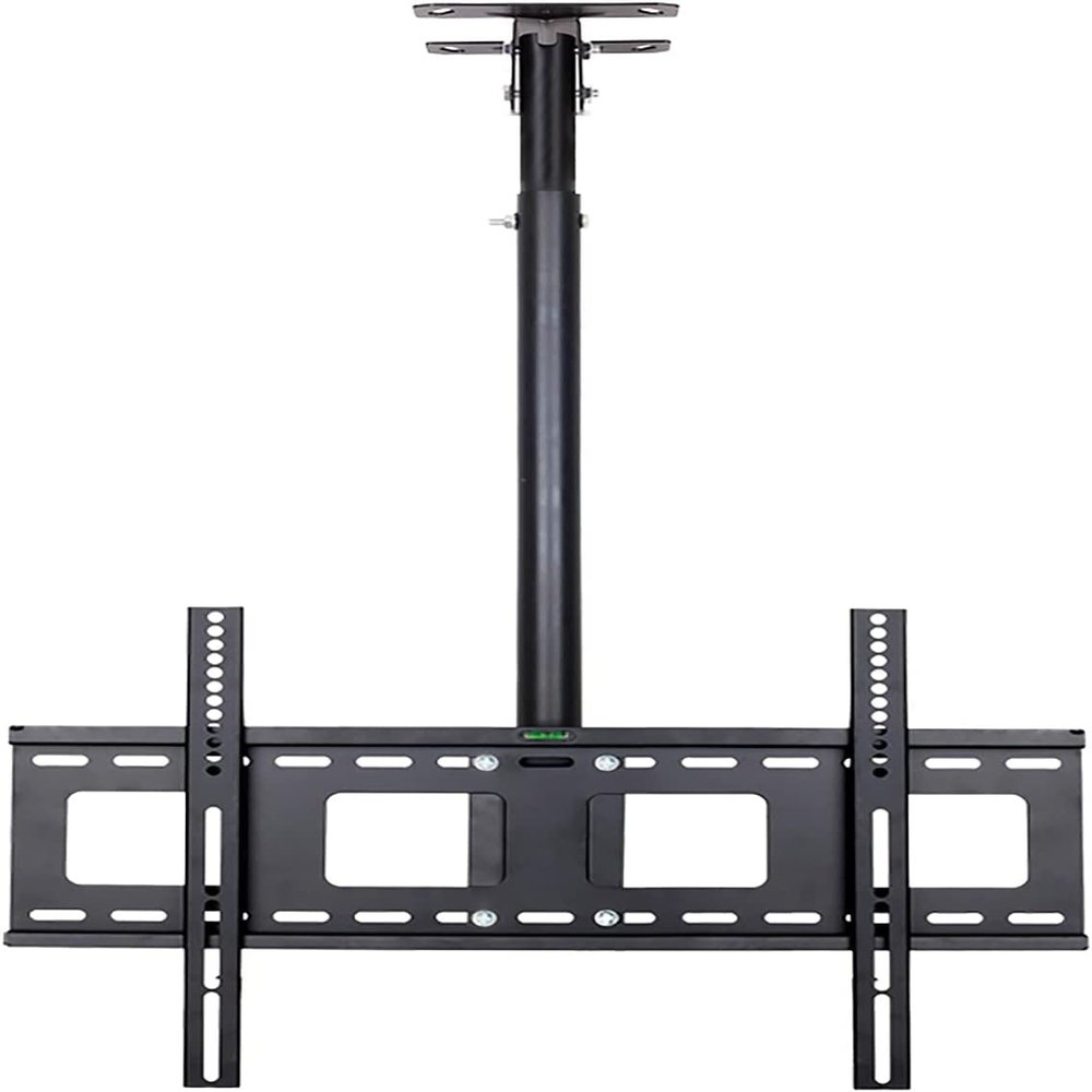 Ceiling TV Mount Bracket with Adjustable Height and 360 Rotation for 40 70 Inch Flat Panel LCD Plasma TVs Holds up to 132 lbs Black TV Stand