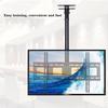 Ceiling TV Mount Bracket with Adjustable Height and 360 Rotation for 40 70 Inch Flat Panel LCD Plasma TVs Holds up to 132 lbs Black TV Stand view 2