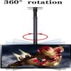 Ceiling TV Mount Bracket with Adjustable Height and 360 Rotation for 40 70 Inch Flat Panel LCD Plasma TVs Holds up to 132 lbs Black TV Stand view 4