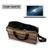 Adornori Farmhouse Brown Wooden Laptop Bag 15.6 Inch Waterproof Laptop Sleeve Case with Shoulder Straps Computer Case Cover Slim Briefcase for Men and Women view 4