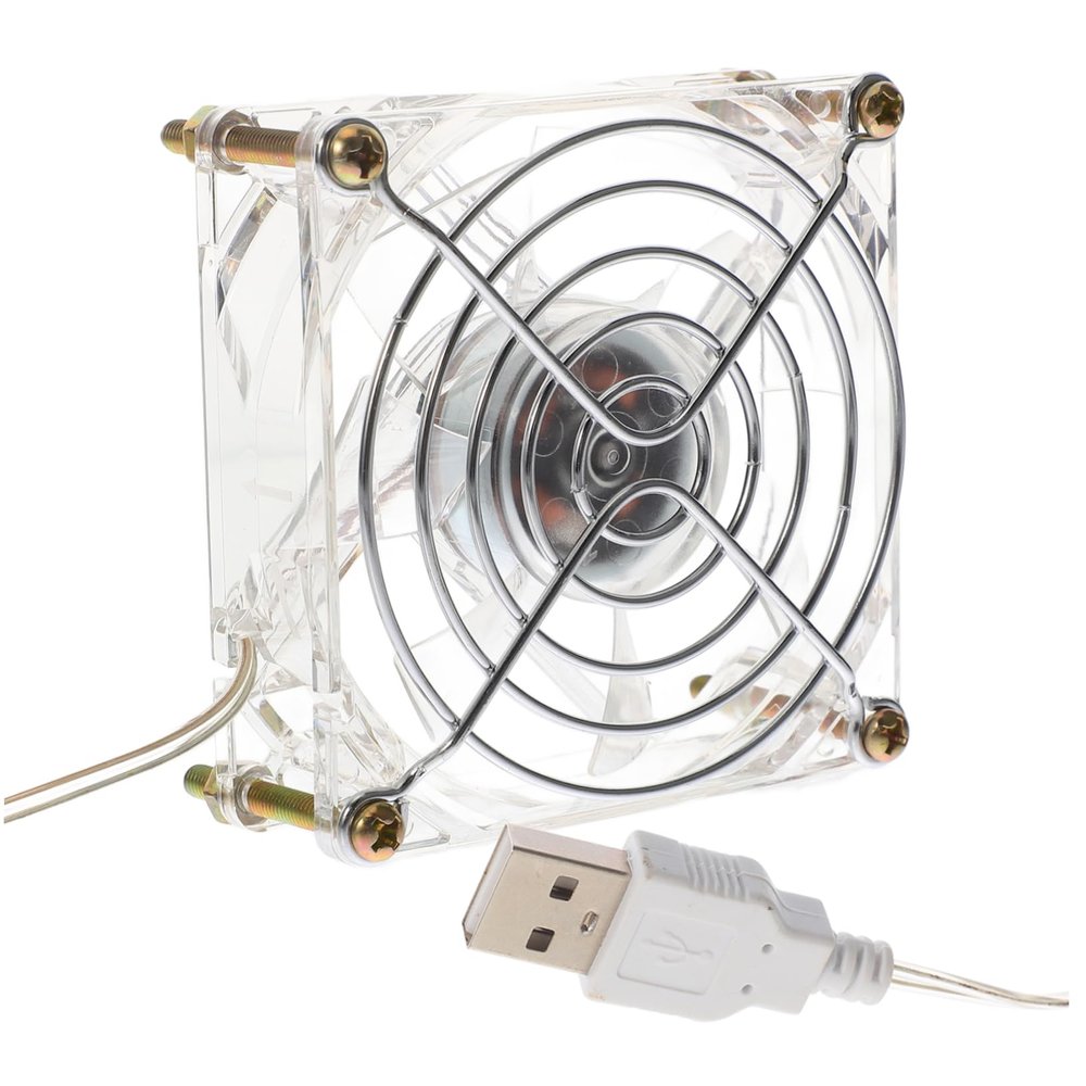 Abaodam Hamster Cooling Fan Quiet Usb Fan for Pets Compact Dazzling Design Cooling for Dogs Cats and Animals