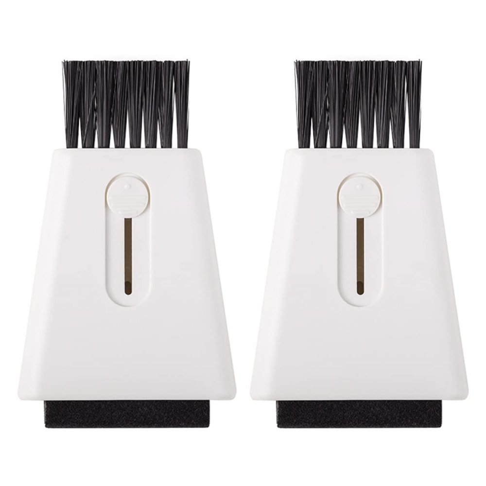 DOITOOL 2pcs Mini Cleaning Brush Multi-Functional Brush for Laptop Keyboard Household Cleaning Scrub Oil Film Keyboard Duster