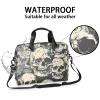 Adornori Skeleton Gothic Skull Laptop Bag 15.6 Inch Waterproof Laptop Sleeve Case with Shoulder Straps Computer Case Cover Slim Briefcase for Men and Women view 2
