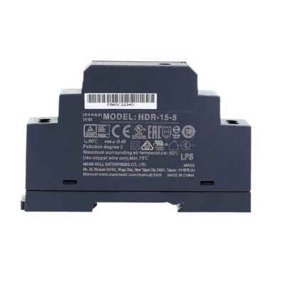 EQIMMFLJ HDR-15 Serie HDR-15-5 muslimdc ultrasottile tipo di Guida DIN a Forma di gradi