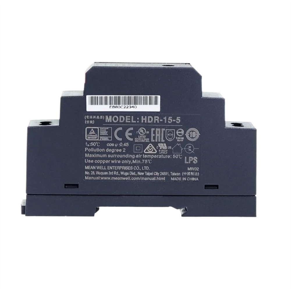 EQIMMFLJ HDR-15 Serie HDR-15-5 muslimdc ultrasottile tipo di Guida DIN a Forma di gradi