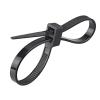 30PCS Self-Locking Plastic Nylon Double Head Cable Tie, Black Cable Tie(4.8x400mm 30pcs) view 1