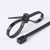 30PCS Self-Locking Plastic Nylon Double Head Cable Tie, Black Cable Tie(4.8x400mm 30pcs) view 3