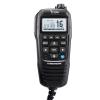 VHF Radio Handset Dot Matrix Display IPX7 Rating Waterproof Black With White Backlight/ 20 Foot Cable/Microphone Hanger/DC Power Cable/Mounting Base view 1