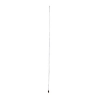 AM/FM Antenna 8 Foot Length T-Top/Hard-Top Mount 20 Foot RG-58 Length Cable High-Gloss Polyurethane Finish White