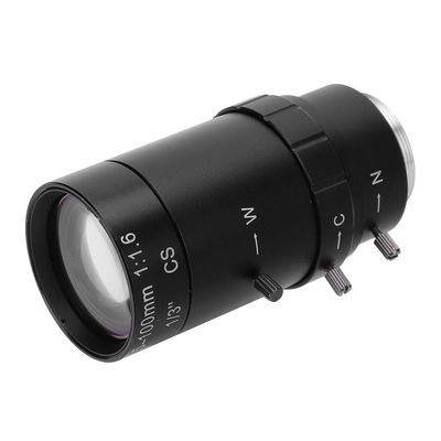 AYQEBNC 1.3MP CCTV Lens, 1.3MP Zoom CCTV Surveillance Lens CS Mount Manual Aperture 5100mm Aluminum Alloy Lens Replacement for Security Camera/2976
