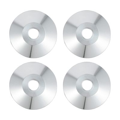 Mikikit 4PCS Speaker Base Pads Heavy Duty Floor Protectors for CD Players Audio and Amplifiers Isolation Stands to Reduce Noise and Prevent Scratches