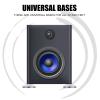 Mikikit 4PCS Speaker Base Pads Heavy Duty Floor Protectors for CD Players Audio and Amplifiers Isolation Stands to Reduce Noise and Prevent Scratches view 2