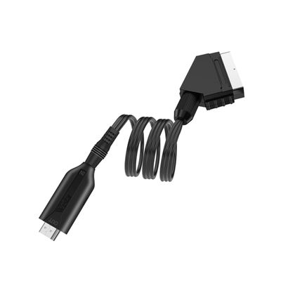 ELAYARD Scart to Converter Cable Video and Audio Upscale Adapter Simple and Play Design for Easy Installation Compatible Standard Definition Signals