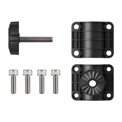 Transducer Mount 0 Degree Pole Mount Black With 4 Screws/ 1 Knob/ 2 Mounting Bracket