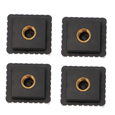 CONGARTENO 4pcs Hot Shoe Mount Bracket for /4 Inch Screw Compatible Flash and LED Lights Adjustable Design for Photographers and Videographers