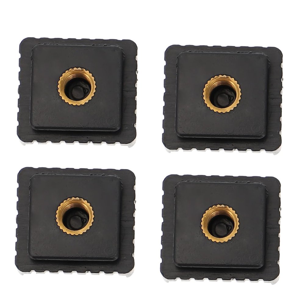 CONGARTENO 4pcs Hot Shoe Mount Bracket for /4 Inch Screw Compatible Flash and LED Lights Adjustable Design for Photographers and Videographers