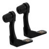 DOITOOL 2pcs L-Shaped Metal Telescope Binocular Mount Adapter Compatible Tripods Black for Photography and Hunting view 1
