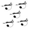 BESPORTBLE 5Pcs Portable Wired Microphone Compact Clip Mics for Phones and Cameras Lightweight Design for Interviews Teaching and Presentations view 1