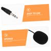 BESPORTBLE 5Pcs Portable Wired Microphone Compact Clip Mics for Phones and Cameras Lightweight Design for Interviews Teaching and Presentations view 3