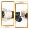 OSALADI 2pcs USB Panel Mount Coupler USB Flush Mount Connector for Easy Installation Compatible Desktops and Laptops High-Speed Data Transfer view 4