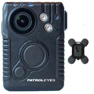 PatrolEyes Pro 1080P HD 12 Hour Auto Infrared One Touch Recording Audio Video Photo Police Law Enforcement Heavy Duty Body Camera with Super Strong Magnet Mount PE-DV10-PRO