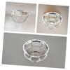 Housoutil 3pcs Detector Covers Alarm Head Protector Iron Wire Mesh Design Base Aesthetically Pleasing Easy to Install view 3