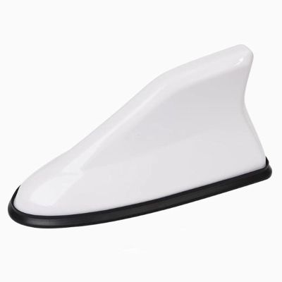 WUQMZHIH Car Shark Fin Antenna Cover for BMW 7 Series Long F02 2008 2009 2010 2011, Antena Aleta Tiburon Techo Antena Roof Aerial Base Replacement Accesorios Coche,White