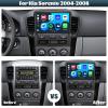 [2+64G] Android Car Stereo for Kia Sorento 2004-2008 with Wireless Carplay&Android Auto,9 Inch Touch Screen Car Radio with Bluetooth FM/RDS Radio EQ WiFi GPS Dual USB+Backup Camera view 2