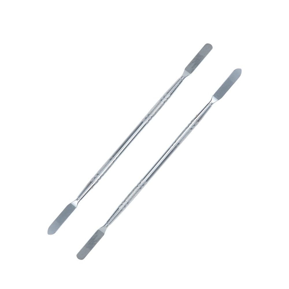 IWOWHERO 2pcs Long Stainless Steel Spudger Pry Tool Set for Mobile Phone Tablet and Laptop Repair Double-Ended Opening Stick for Electronics Maintenance