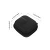 Gatuida Lightweight Action Camera Case for Portable Pu Storage Holder with Lining for Optimal for Travel and Accessories Organization view 2