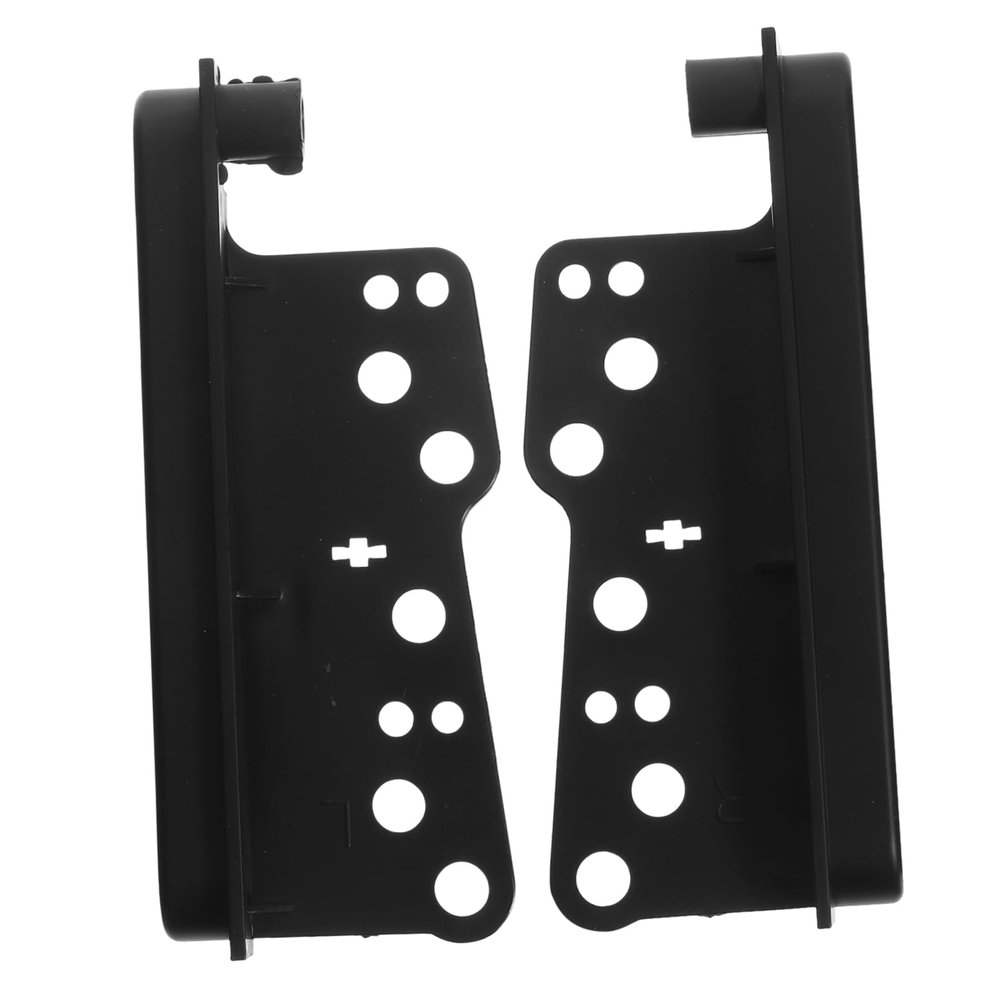 Amosfun Double Din Stereo Side Trim Bracket Kit for Great Wall 2pcs Dash Installation Accessory for Car Radio