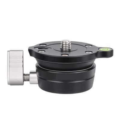 Tripod Monopod Head Leveling Base Level Horizontal LB50 Hemispheric Aerial Photography for DSLR Camera
