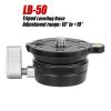 Tripod Monopod Head Leveling Base Level Horizontal LB50 Hemispheric Aerial Photography for DSLR Camera view 2
