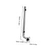 POPETPOP Stainless Steel Antenna Pole Mount Infrared Beam Bracket Wireless Bridge Bracket Attic Mounting Pole view 2