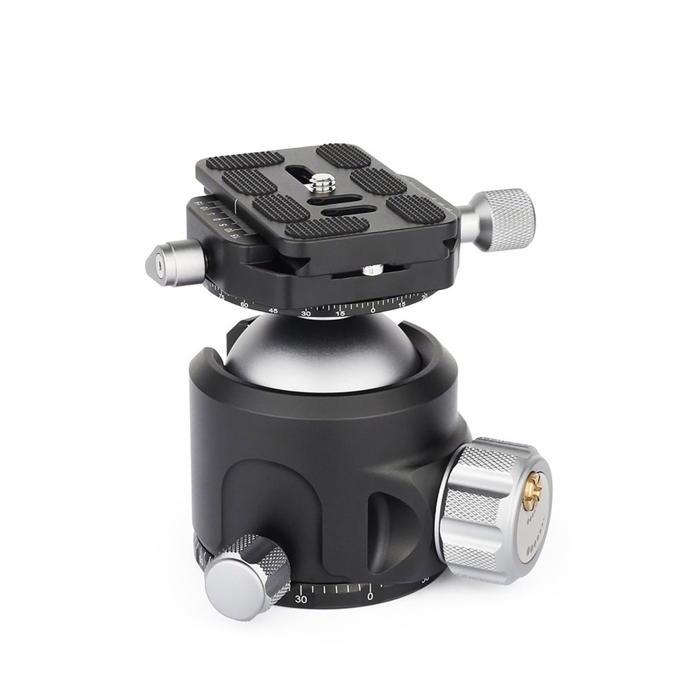 M52 M44 M36 Low Center of Gravity Tripod Head Damping Setting for Heavy Digital SLR Cameras Panoramic Ball Head(M44)