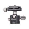 XG-25 Camera Panoramic Tripod Ball Head 360 Degree Quick Release Ballhead Mount Aluminum Alloy Ball Head with 1/4 Screw view 3