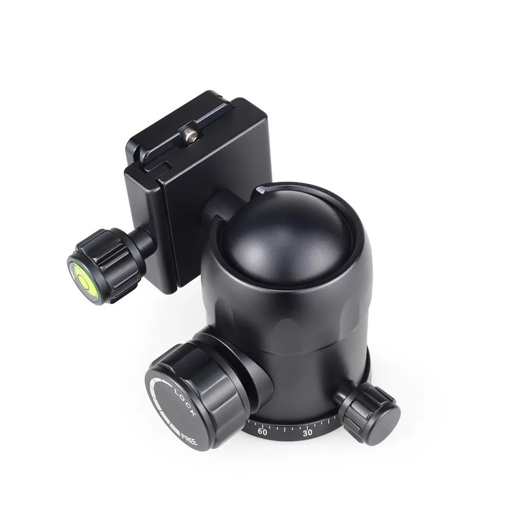 B44/B36/B32 Aluminum Alloy Panoramic Camera Tripod Head Max Load 15/12/8kg with Quick Release Plate for Telephoto Lens(B44)