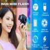 Godox iM20 with Diffuser Godox Flash USB-C Charging, Camera Flash GN 12, with 5 Levels Flash Power, 440 Full-Power Flashes Mini Flash for Sony zv1/Sony zve10 /Ricoh gr3/Fuji f1not for ZV-1F view 2