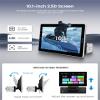 10.1 inch Single Din Car Stereo CarPlay Android Auto Mirror Link, KYNNT Detachable Touch Screen Car Radio with BT FM/EQ/USB/AUX/TF/SWC/MIC Car Audio Receiver Backup Camera view 4