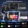 8 Core 6G+128G Android Car Radio for Honda CRV 2007-2011, 9" IPS Touchscreen with Wireless Carplay & Android Auto & Mirror Link, Backup Camera, Bluetooth, FM/RDS/GPS/DSP/USB/WiFi view 2