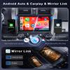 8 Core 6G+128G Android Car Radio for Honda CRV 2007-2011, 9" IPS Touchscreen with Wireless Carplay & Android Auto & Mirror Link, Backup Camera, Bluetooth, FM/RDS/GPS/DSP/USB/WiFi view 3