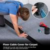9.8Ft Carpet Cable Cover, 2-Pack Cord Protector For Offices, Malls, Theaters, And Exhibition Venues view 2