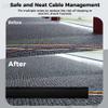 9.8Ft Carpet Cable Cover, 2-Pack Cord Protector For Offices, Malls, Theaters, And Exhibition Venues view 4