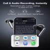 viaim RecDot Voice Recorder Earbuds: Professional AI Note Taker for Meetings, Calls & Lectures. Transcribe & Summarize, 78 Languages, 48dB Hybrid ANC AI Assistant for Deep Work, AES-256 Secure, Black view 4