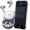RecDot AI Voice Recorder Earbuds, viaim AI Meeting Assistant with Transcription, 78 Languages, FlashRecord, to-Do Lists & Summaries with viaim AI, 48dB ANC for Meetings, Interviews & Lectures, Sliver view 1