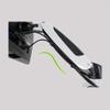 TV Mount,Sturdy, 17-27" Monitor Wall Mount Stand- Fully Adjustable Gas Spring Arm Holds 8Kg Computer Screen - Premium Aluminum view 2