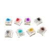 10Pcs 3 Pin Clicky Tactile Switch Black/Blue/Silver/Brown/Red/Yellow/Purple Game Mechanical Keyboard Switches(Yellow) view 2