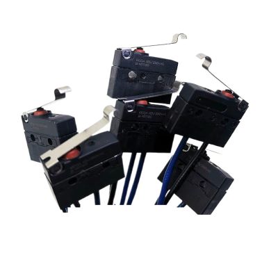 1pcs Switch Waterproof Microswitch with line 10A125V R Pressure Rod Detection Limit Switch